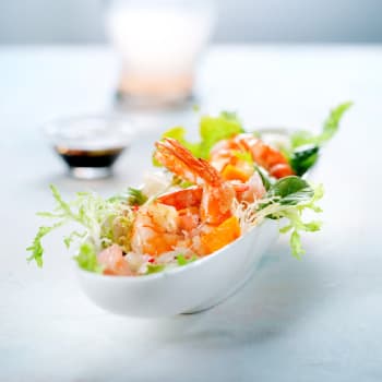 HK_recipe_350_醬油燒蝦伴金柚芒果沙律