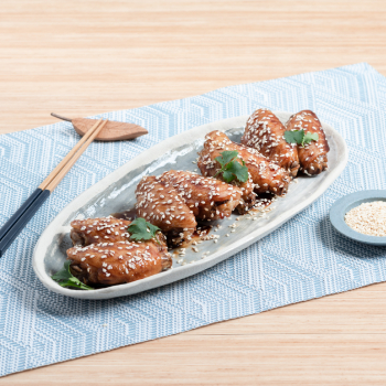 Cuka dan Sayap Ayam Wijen