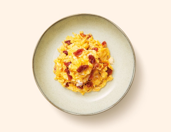 Sesame Oil Scrambled Eggs with Longan