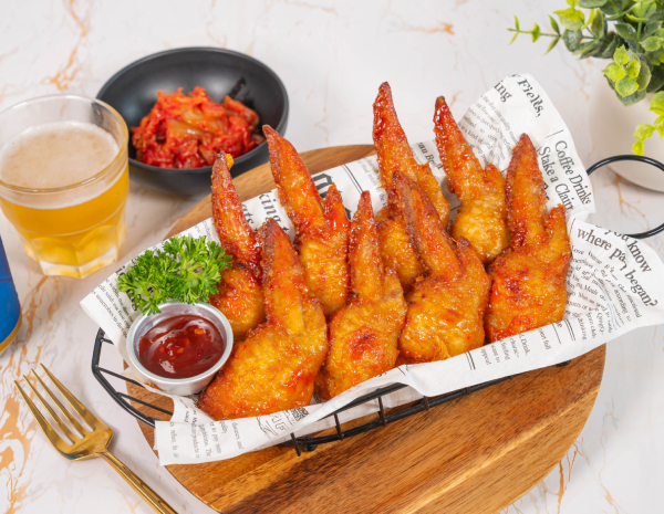 氣炸泡菜釀雞翼