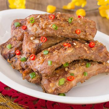 Baked Garlic Baby Back Ribs