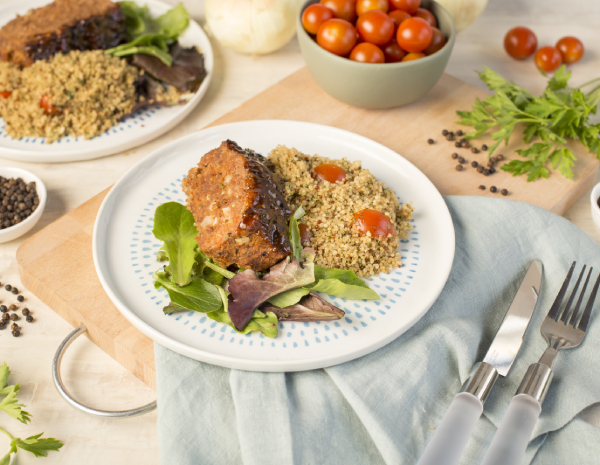 Meatloaf with Black Pepper Sauce