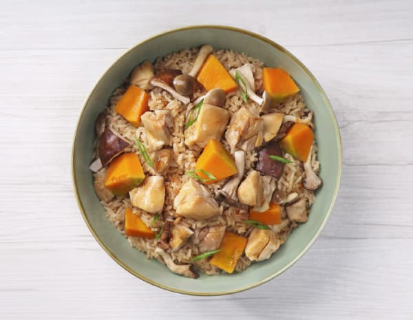 Pumpkin and Chicken Rice