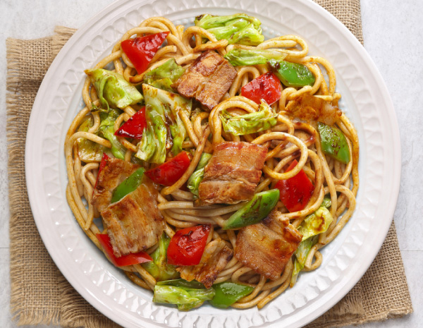 回鍋肉雙椒粗炒