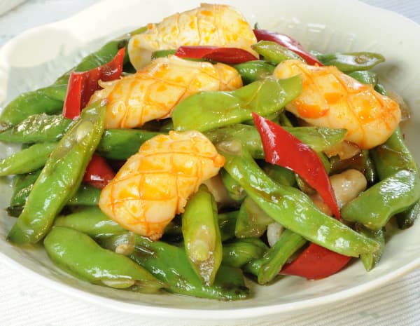 HK_recipe_600_四季豆炒鮮魷