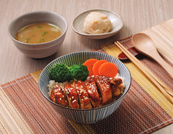 Chicken Stick Rice with Japanese Teriyaki Sauce