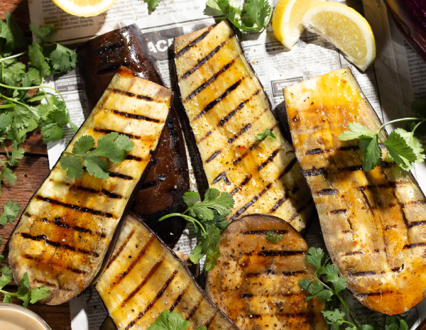Black Pepper Chargrilled Eggplant