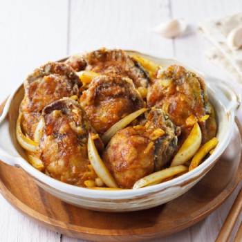 Grilled Oysters with Curry Sauce for Street Food Sauce