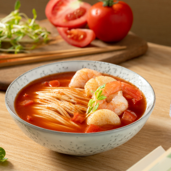 辛辣海鮮番茄湯麵