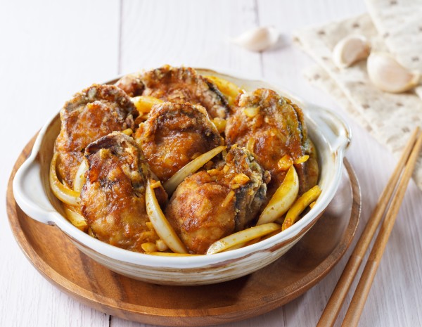 Grilled Oysters with Curry Sauce for Street Food Sauce