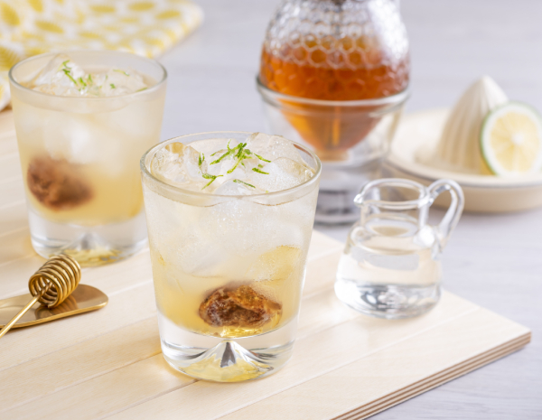 Honey Vinegar with Ginger and Lemon