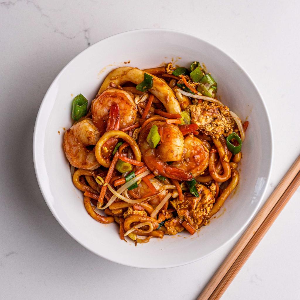 Hong Kong Style Squid  Prawn Hokkien StirFry