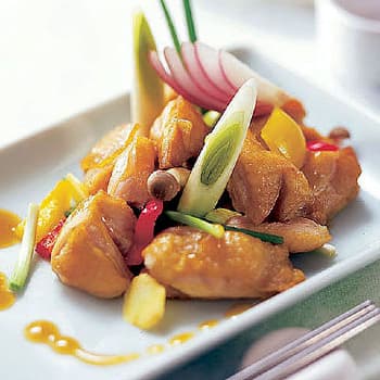 鶏もも肉とねぎのオイスターソース煮