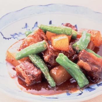 牛肉と大根のコチュジャン煮