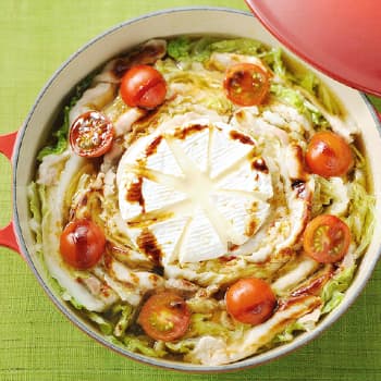 中華風味噌カマンベール鍋