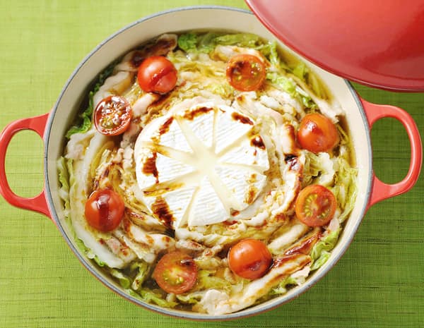 中華風味噌カマンベール鍋