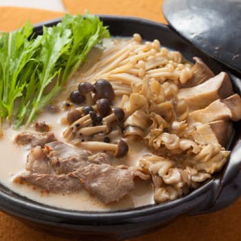 たっぷりきのこ豆乳鍋