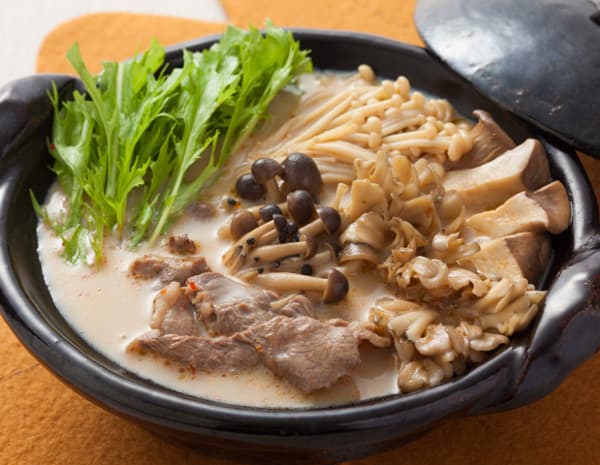 たっぷりきのこ豆乳鍋