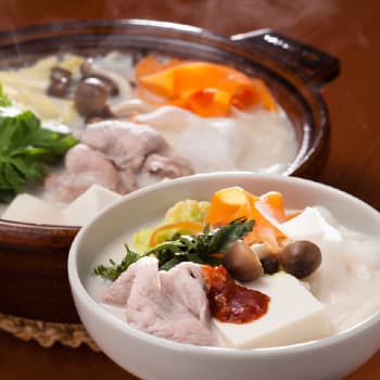 ピリ辛　豆乳鍋