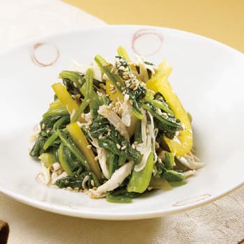 ほうれん草とささ身の中華風和えもの