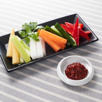 野菜スティック×麻辣醤