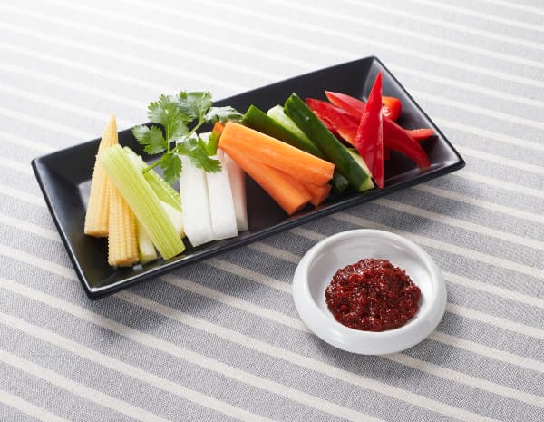 野菜スティック×麻辣醤