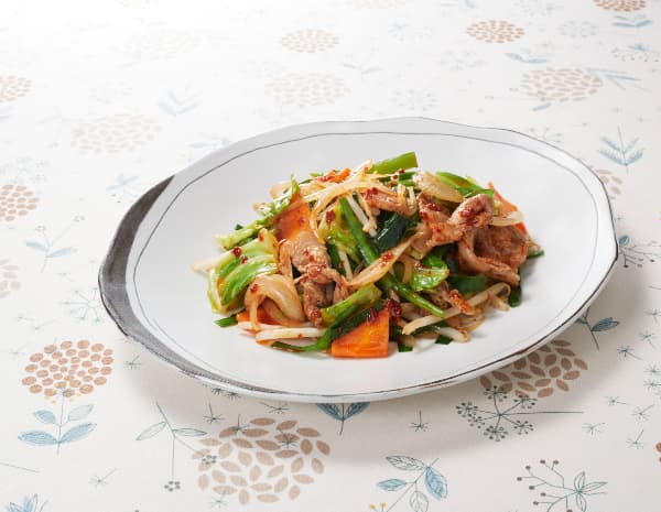 旨辛！ピリ辛！野菜炒め