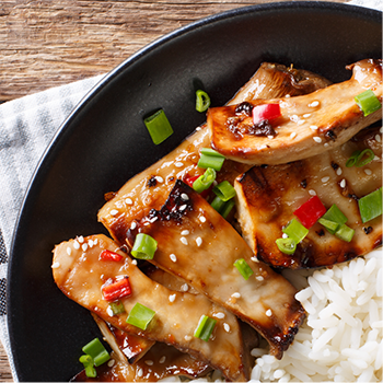 King Oyster Mushroom with Oyster Sauce