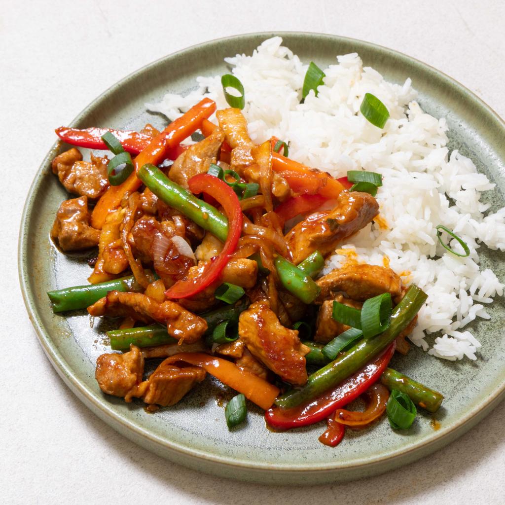 Korean Pork Stir-Fry With Vegetables