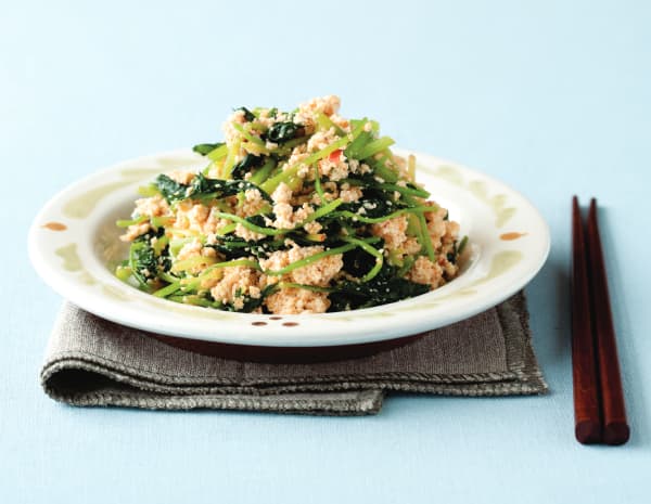 두반장 참나물 두부무침