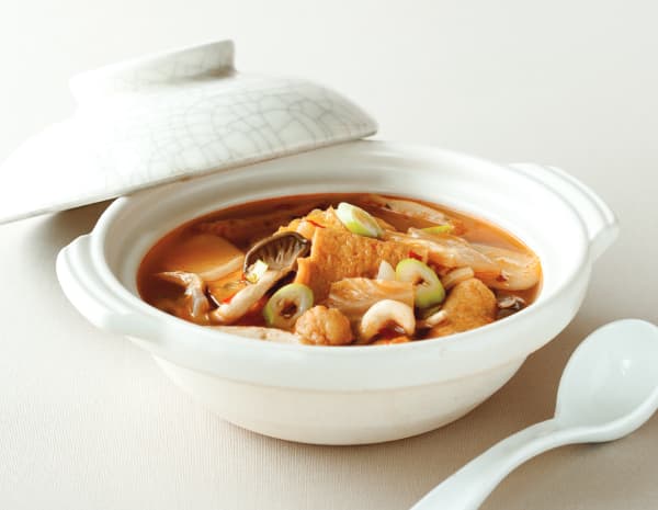 두반장 김치 어묵탕