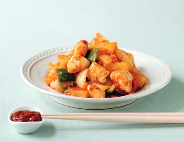 두반장 파인애플 닭안심볶음