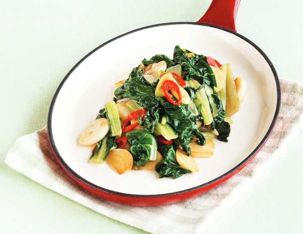 근대 마늘 굴소스볶음