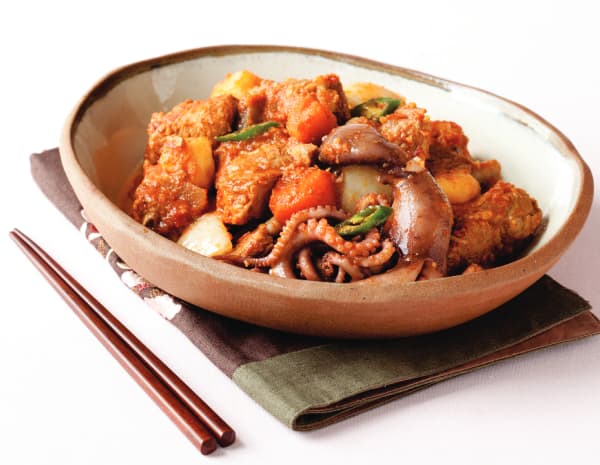 두반장 낙지 갈비찜