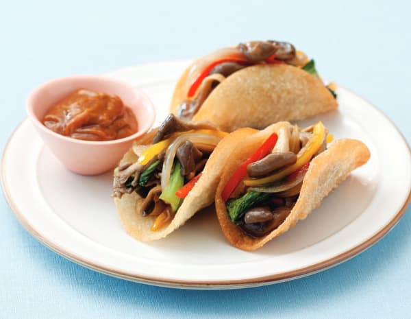 해선장 만두피 타코