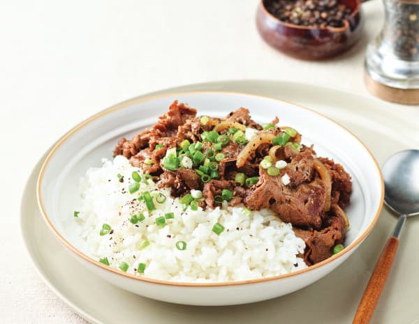 통후추 쇠고기덮밥