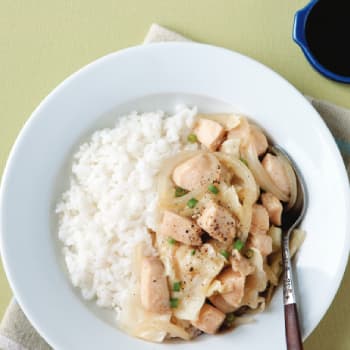 양배추 닭고기덮밥