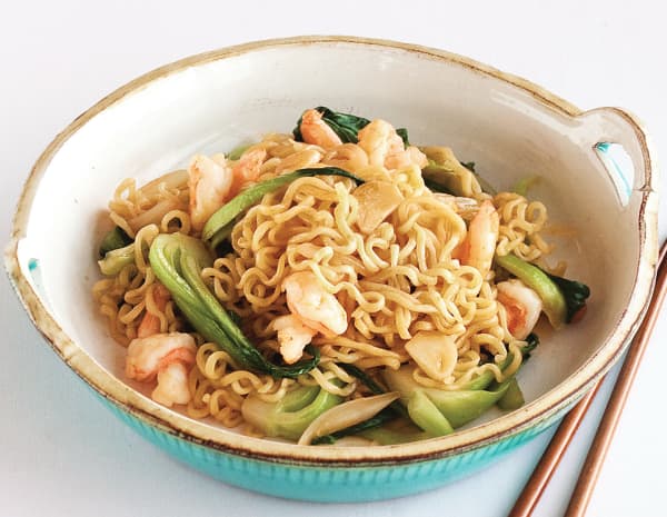 굴소스 새우볶음면