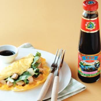 참나물 치킨오믈렛