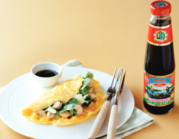 참나물 치킨오믈렛