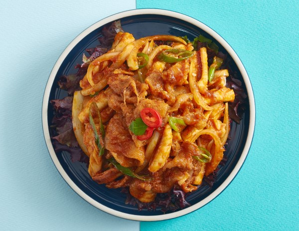 대패 삼겹살 오징어 불고기