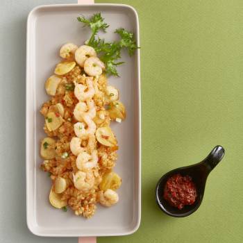 마늘 새우 볶음밥