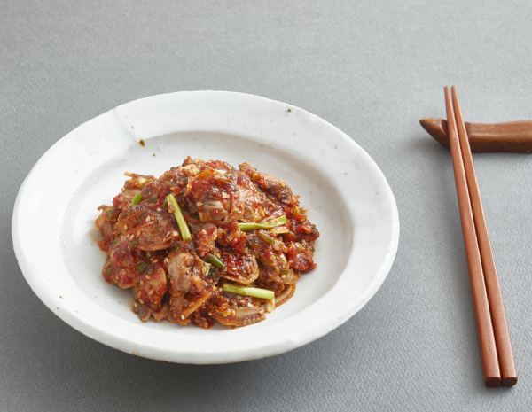 꼬막 미나리 무침