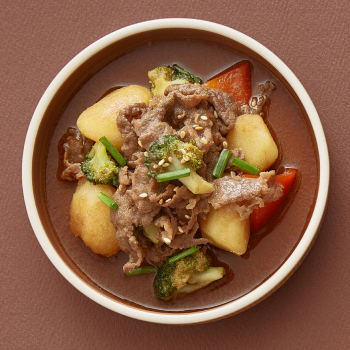 차돌박이 감자조림