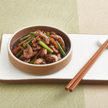 마늘쫑 건새우 볶음