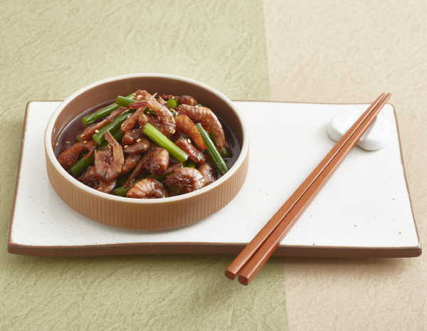 마늘쫑 건새우 볶음