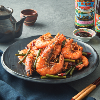 굴소스 대하볶음