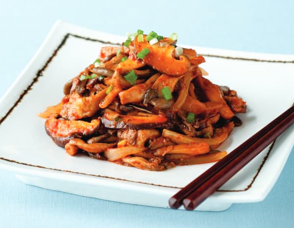 굴소스 버섯주물럭