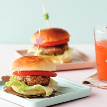 굴소스 미니 버거