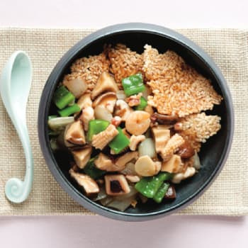 굴소스 해물 누룽지탕